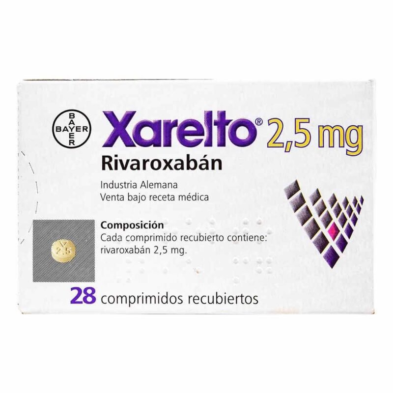 XARELTO 2.5 MG CAJA X 28 COMPRIMIDOS (BAYER)