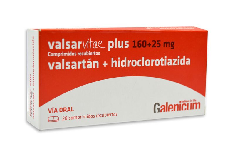 VALSARVITAE PLUS 160/25 MG CAJA X 28 COMPRIMIDOS (GALENICUM)
