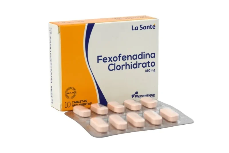 FEXOFENADINA 180MG CAJA X 10 TABLETAS (LASANTE)