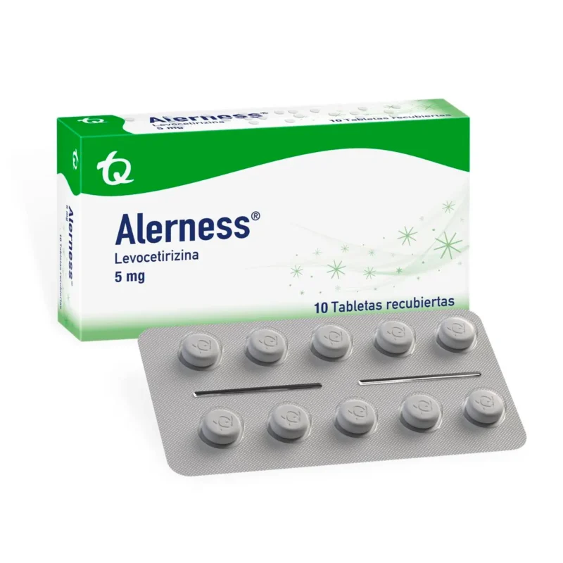 ALERNESS 5 MG CAJA X 10 TABLETAS (TECNOQUIMICAS)