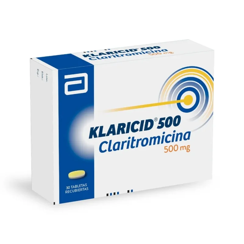 KLARICID 500 MG CAJA X 30 TABLETAS (ABBOTT LAFRANCOL)