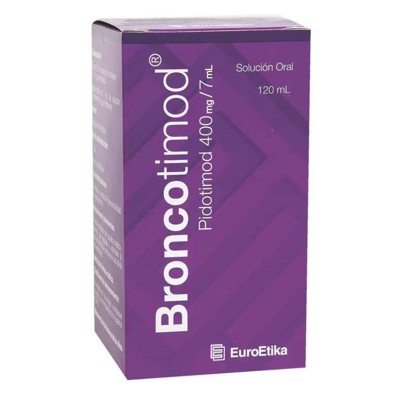 BRONCOTIMOD 400 MG SOLUCION ORAL FRASCO X 120 ML (EUROETIKA)