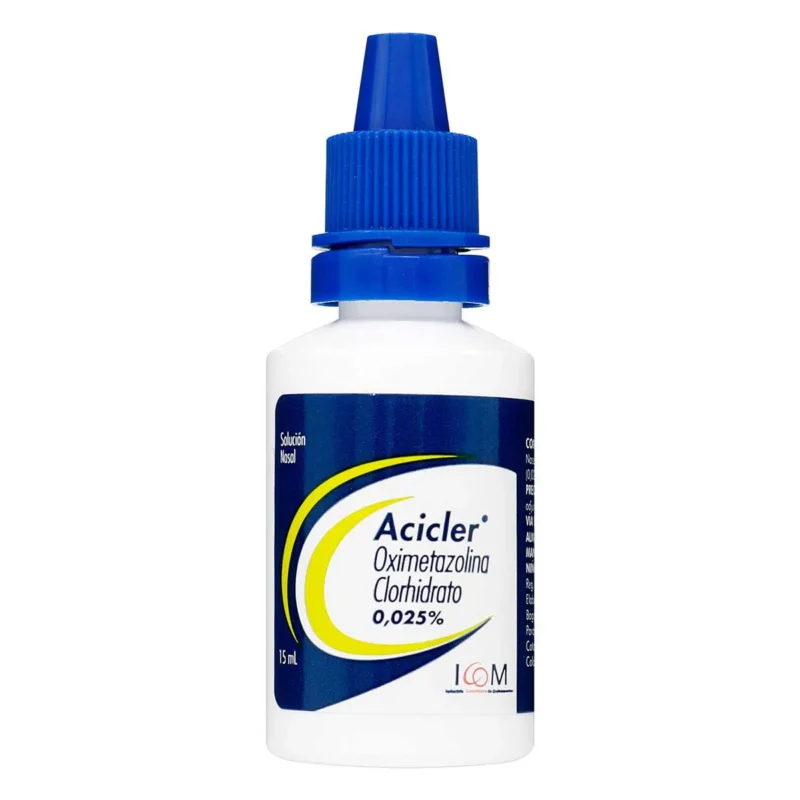 ACICLER 0.025% NINOS OXIMETAZOLINA FRASCO X 15 ML (ICOM)