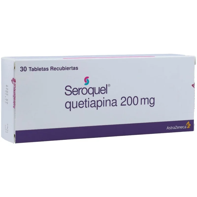 SEROQUEL 200 MG CAJA X 30 TABLETAS (ASTRA ZENECA)