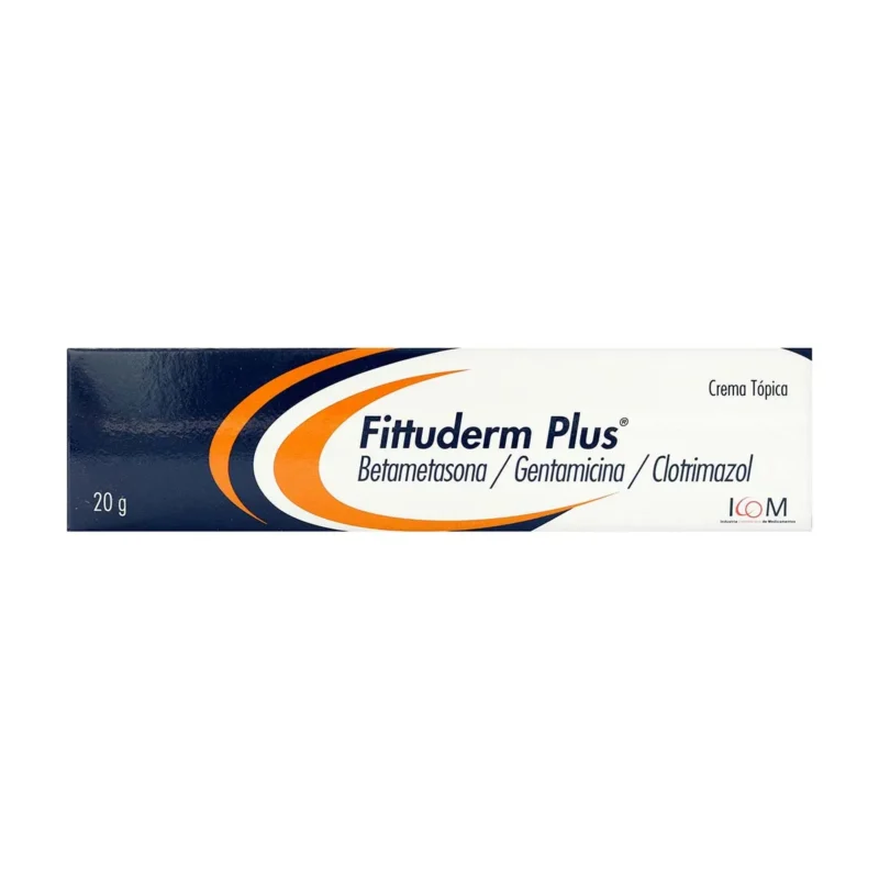 FITTUDERM PLUS CREMA BETAMETASONA GENTAMICINA CLOTRIMAZOL TUBO X 20 GRAMOS ICOM