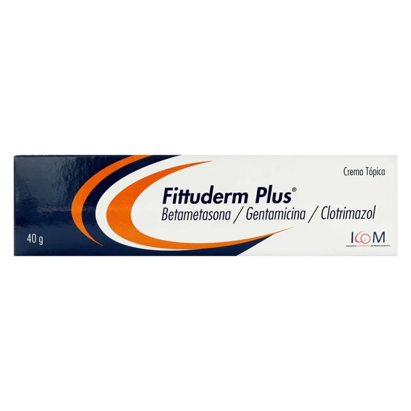 FITTUDERM PLUS CREMA BETAMETASONA GENTAMICINA CLOTRIMAZOL TUBO X 40 GRAMOS (ICOM)