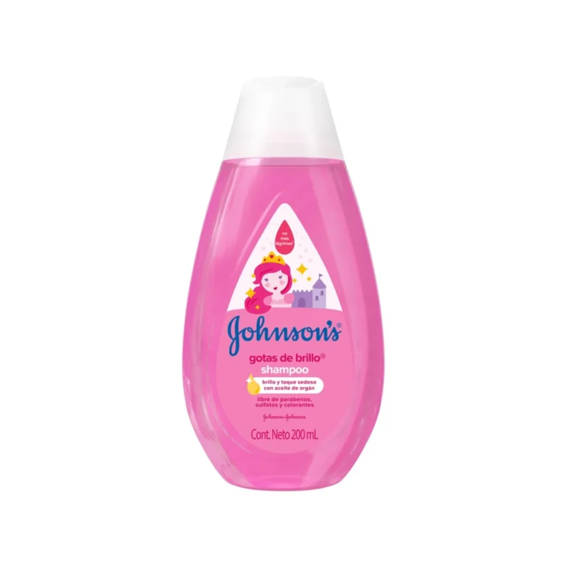 SHAMPOO GOTAS DE BRILLO FRASCO X 200 ML (JOHNSONS)