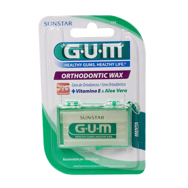 CERA PARA ORTODONCIA + VITAMINA E + ALOE (GUM)