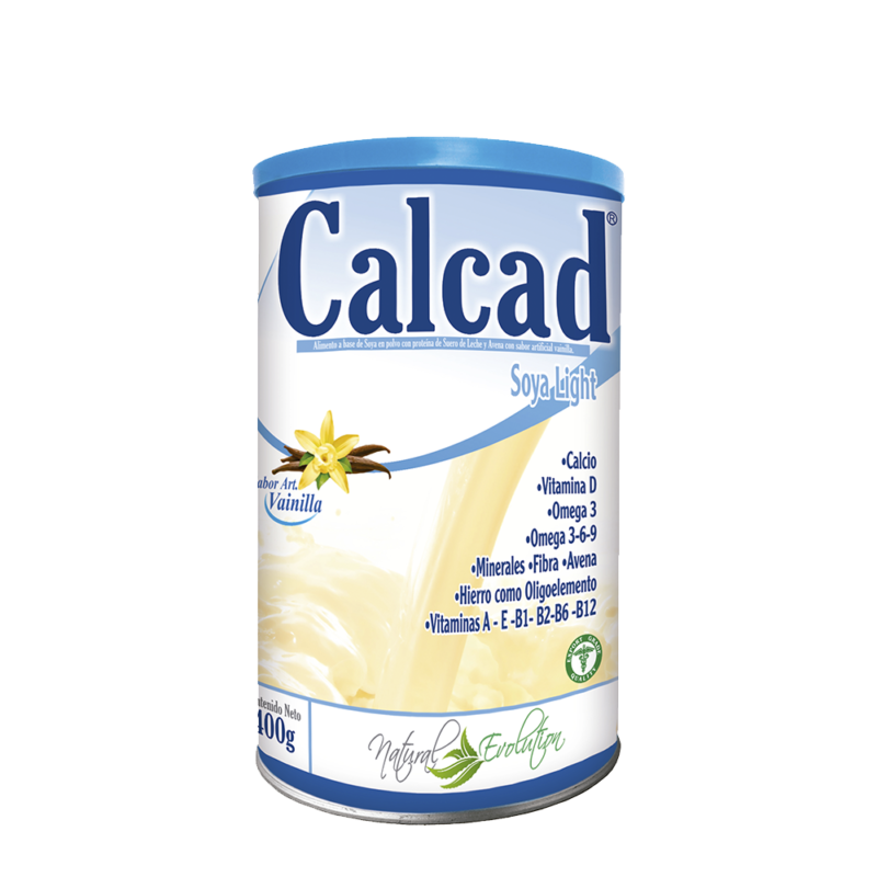 CALCAD SOYA LIGHT LATA X 400 GR (ICOM PHARMA)(NATURAL EVOLUTION)
