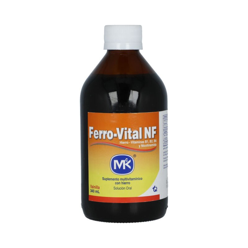 FERROVITAL VAINILLA FRASCO X 340 ML (TECNOQUIMICAS)