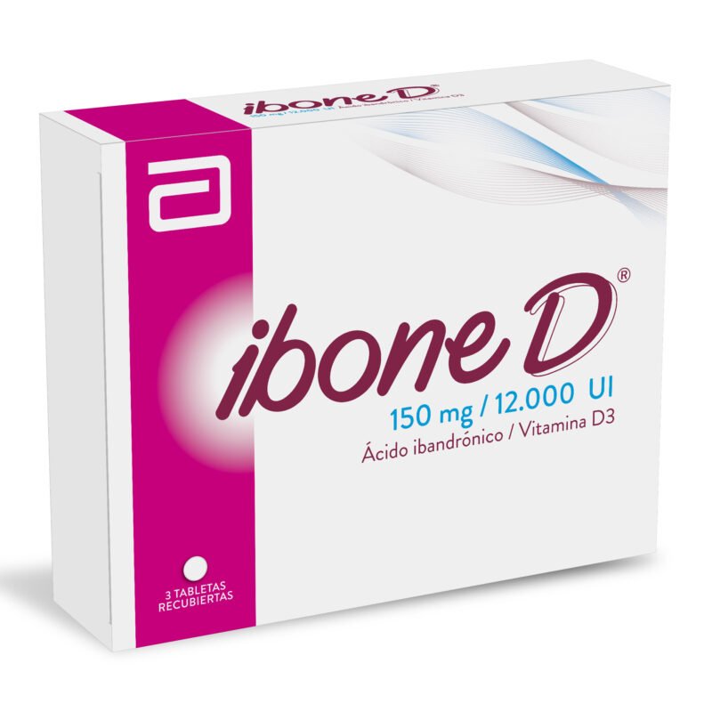 IBONE D 150 MG 12000 UI CAJA X 3 TABLETAS (ABBOTT)