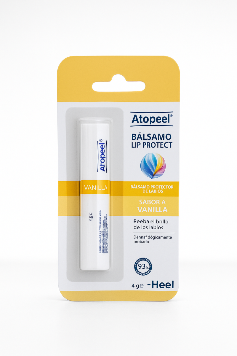 ATOPEEL BALSAMO LIP PROTECT VAINILLA TUBO X 4 GR (HEEL)