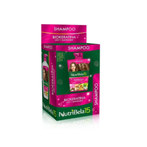 NUTRIBELA 15 SHAMPOO BIOKERATINA CAJA X 12 SOBRES 18ML (QUALA)
