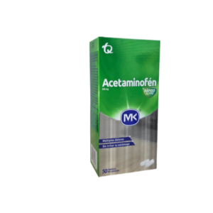 ACETAMINOFEN 500 MG CAJA X 50 TABLETAS (MK)