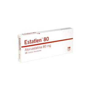 ATORVASTATINA 80 MG ESTATLEN CAJA X 10 TABLETAS (SIEGFRIED)