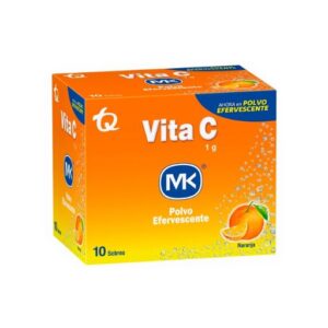 VITAMINA C EFERVESCENTE NARANJA CAJA X 10 SOBRES (MK)