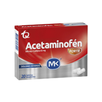 ACETAMINOFEN FORTE 500_65 MG CAJA X 20 TABLETAS (MK)
