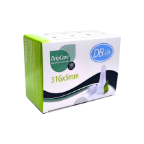 AGUJA PARA PLUMA DE INSULINA DRIPCARE 31G X 5MM CAJA X 100 (DBLIFE)