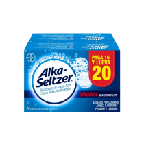 ALKA-SELTZER PAGUE 16 LLEVE 20 (BAYER)