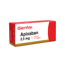 APIXABAN 2.5 MG CAJA X 60 TABLETAS (GENFAR)