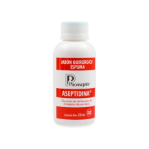 ASEPTIDINA CLORHEXIDINA 4 % JABON ANTISEPTICO FRASCO X 120 ML (BIG MEDICAL)