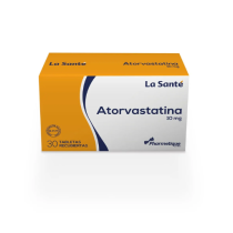ATORVASTATINA 10 MG 30 TABLETAS (LA SANTE)