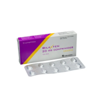 BILAXTEN 20 MG CAJA X 10 COMPRIMIDOS (FAES FARMA)
