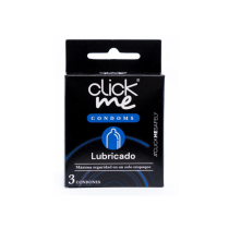 CLICKME LUBRICADO PRESERVATIVOS CAJA BLISTER x 3 UNIDADES (DISPOCOL)