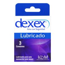 DEXEX NORMAL LUBRICADO PRESERVATIVO CAJA X 3 UNIDADES (ICOM)