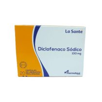 DICLOFENACO RETARD 100 MG CAJA X 20 CAPSULAS (LA SANTE)