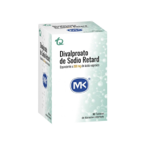 DIVALPROATO DE SODIO RETARD 500 MG FRASCO X 30 TABLETAS (MK) (ACIDO VALPROICO )
