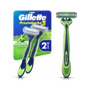 GILLETTE MAQUINA PRESTOBARBA 3 SENSITIVE PAQUETE X 2 UNIDADES (PROCTER)