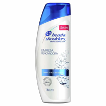 HEAD SHOULDER SHAMPOO LIMPIEZA RENOVADORA FRASCO X 180 ML (PROCTER)