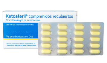 KETOSTERIL CETOANALOGOS DE AMINOACIDOS CAJA X 100 COMPRIMIDOS (FRESENIUS)