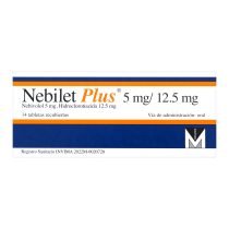 NEBILET PLUS 5 MG_12.5 MG CAJA X 14 TABLETAS (MENARINI)
