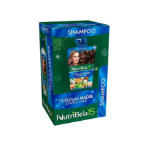 NUTRIBELA 15 SHAMPOO CELULAS MADRE CAJA X 12 SOBRES 18 ML (QUALA)