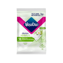 PANITOS NOSOTRAS HERBAL HUMEDOS INTIMOS 16 UNIDADES (FAMILIA)
