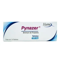 PYNAZER 100 MG BROMURO DE PINAVERIO CAJA X 14 TABLETAS (HUMAX)