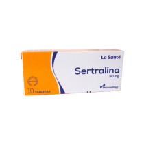 SERTRALINA 50 MG 10 TABLETAS LS