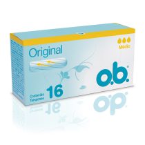 TAMPONES O.B MEDIO ORIGINAL CAJA X 16 + 8 UNIDADES (JOHNSONS)