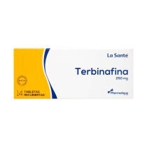 TERBINAFINA 250 MG CAJA X 14 TABLETAS (LASANTE)