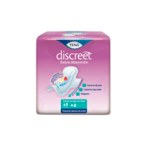 TOALLA TENA DISCREET EXTRAABSORCION 8UND