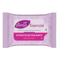 TOALLITAS DESMAQUILLADORAS POMYS PAQUETE X 28 UNIDADES (FAMILIA)