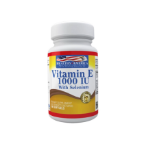 VITAMINA E 1000 UI FRASCO X 60 CAPSULAS (HEALTHY AMERICA)